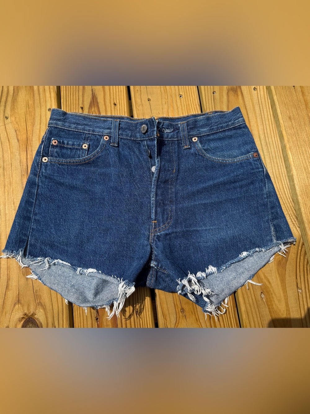 Levi’s Cut Off Button Fly 501